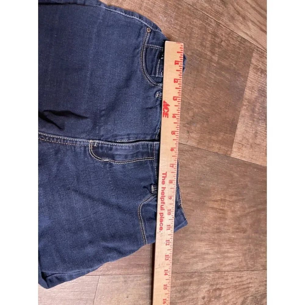 Jordache Jeans Girls Size 16 Slim Super Skinny Blue Denim adjustable waist